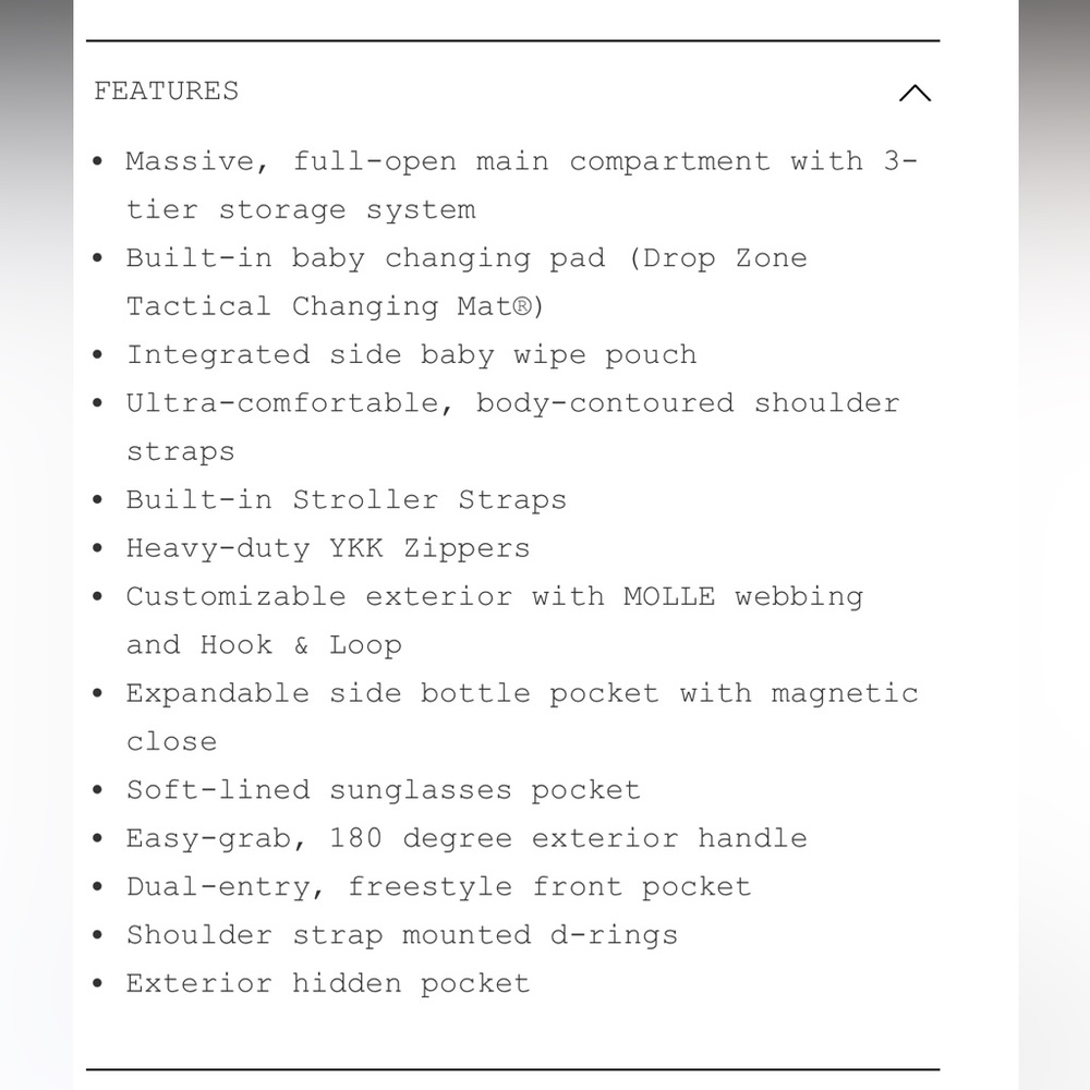 ✨Tactical Baby Gear Diaper Backpack✨ - Picture 2 of 12